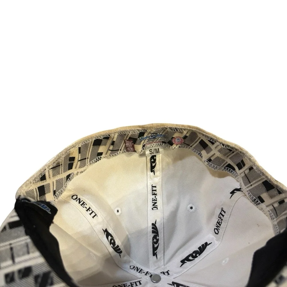 Top Of The World Florida Gators Hat White Black Plaid‎ S/M Y2K